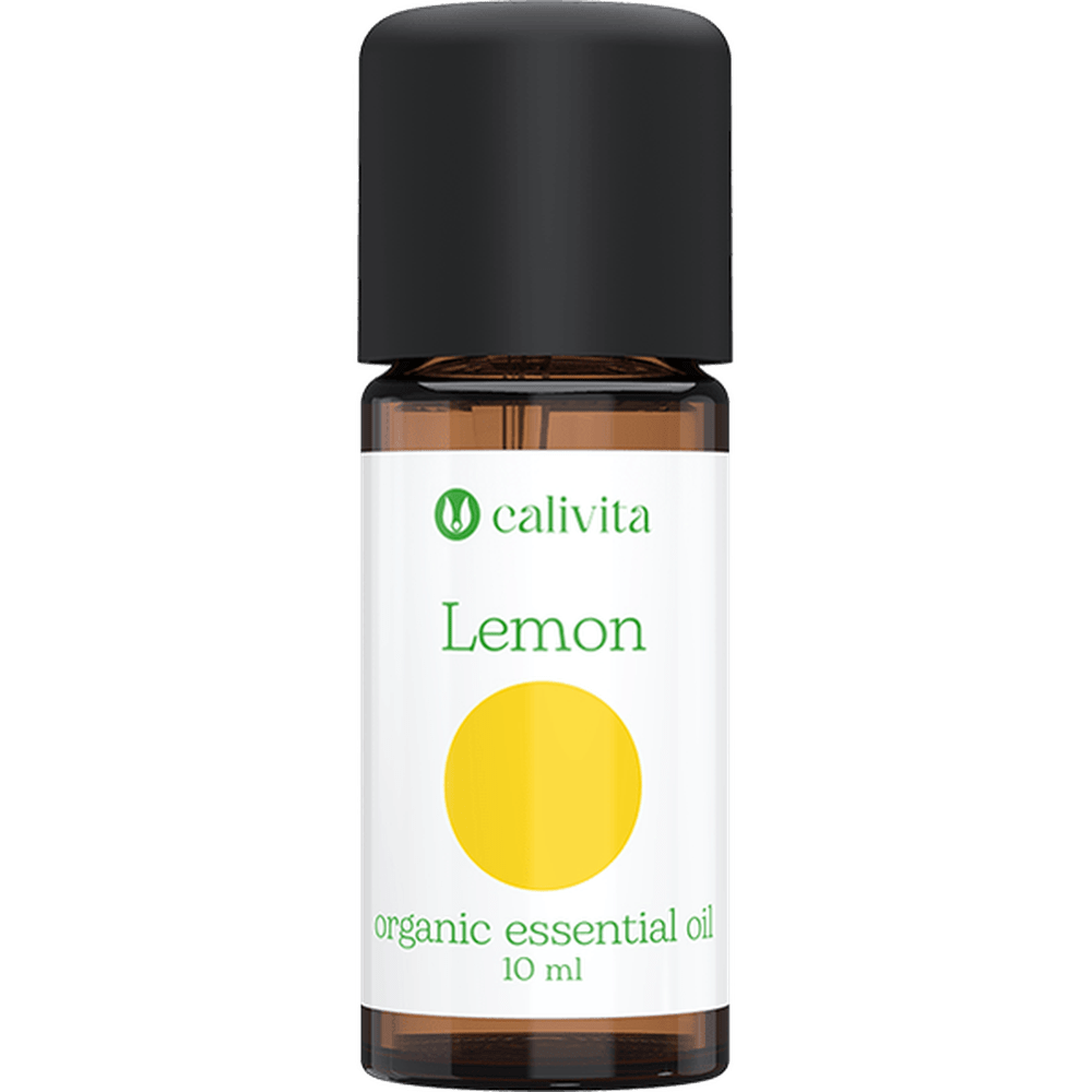 Calivita Organický éterický olej Citrón 10 ml - Ochorenia dýchacích ciest