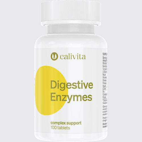 Calivita Digestive Enzymes 100 tabliet - Podpora tráviaceho systému