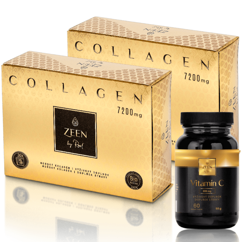 ZEEN 2x Collagen Lemmon 7200 mg s darčekom Vitamín C