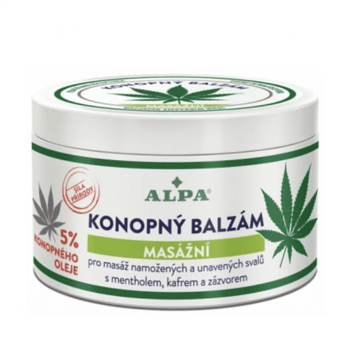 ALPA konopný balzam 250 ml - bolesti chrbta, ekzém, psoriáza