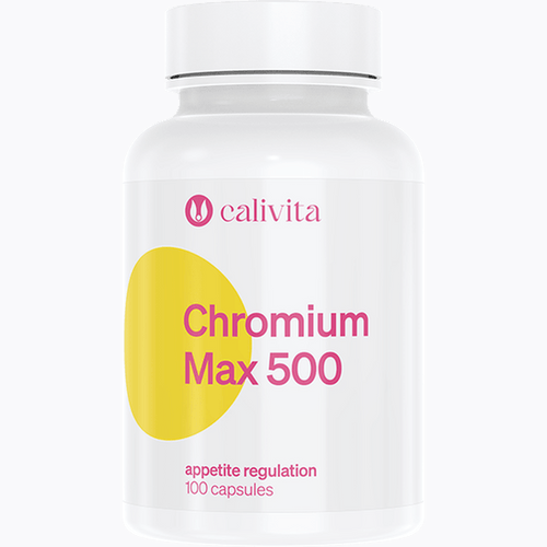 Calivita Chromium Max 500, 100 kapsúl - Reguluje chuť do jedla