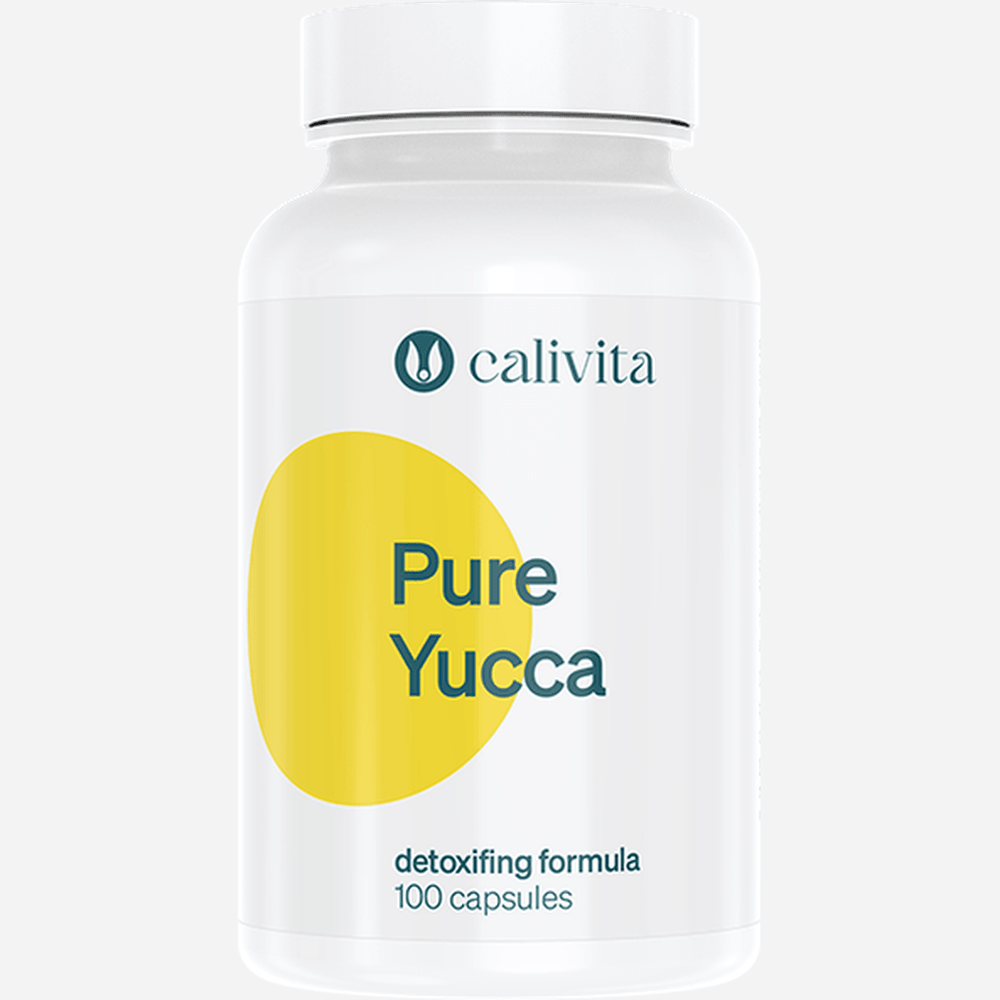 Calivita Pure Yucca 100 kapsúl - Detoxikačná Juka - Antioxidant