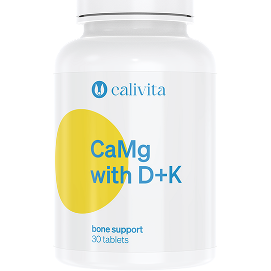 Calivita Magnesium Ca-Mg s vitamínom D a K - 30 tabliet