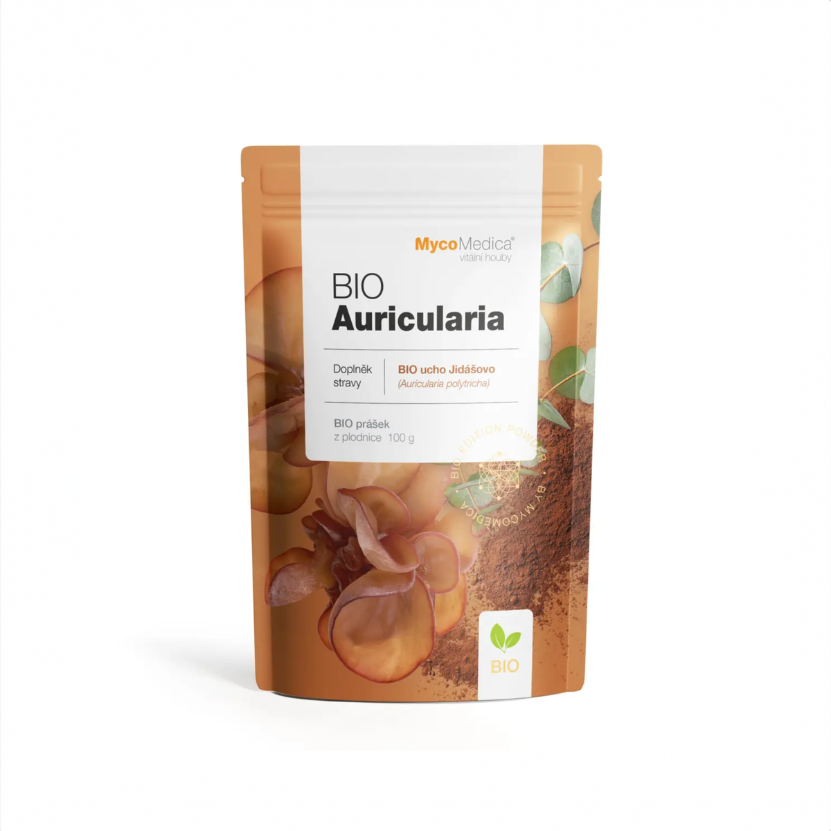 MycoMedica BIO Auricularia v prášku 100 g