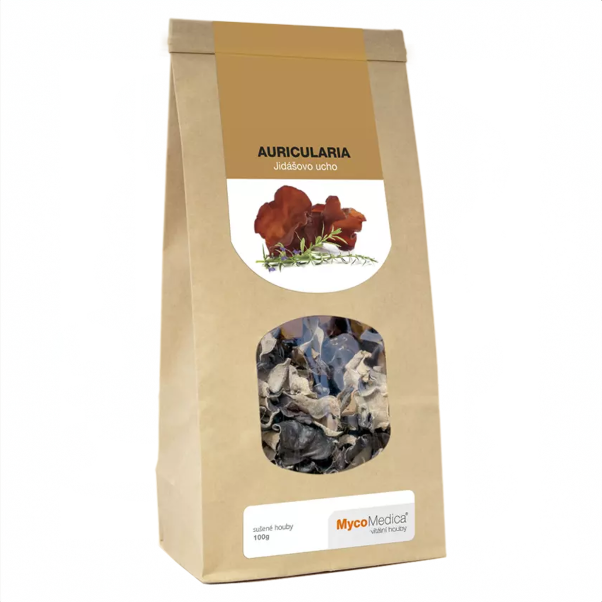 MycoMedica Auricularia sušená 100 g