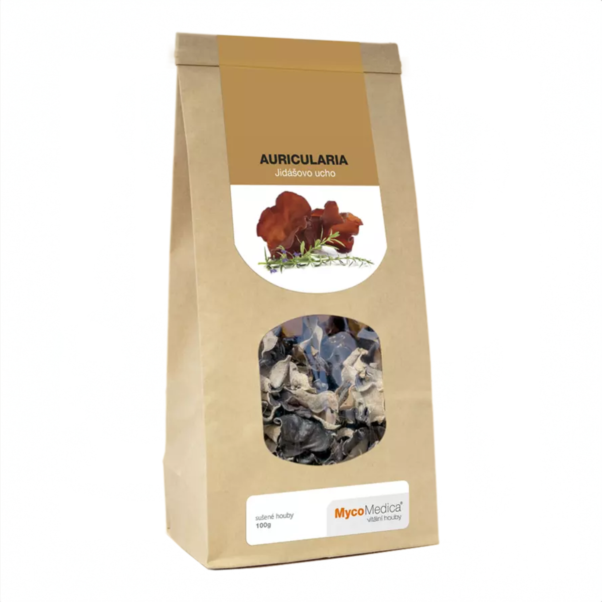 MycoMedica Auricularia sušená 100 g