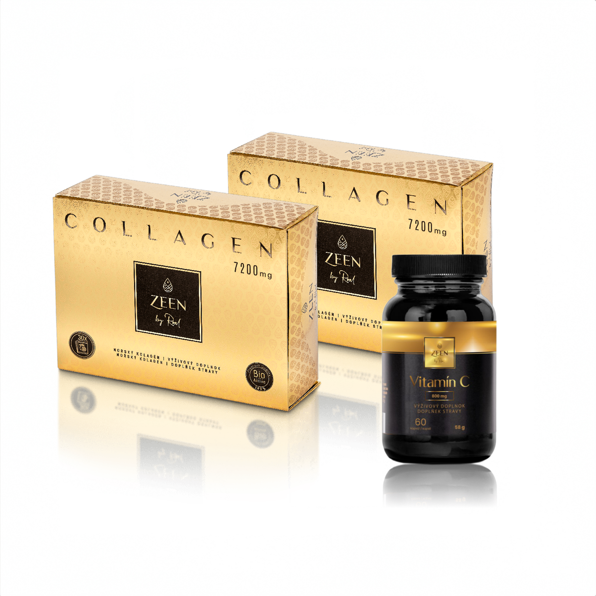 ZEEN 2x Collagen Lemmon 7200 mg s darčekom Vitamín C