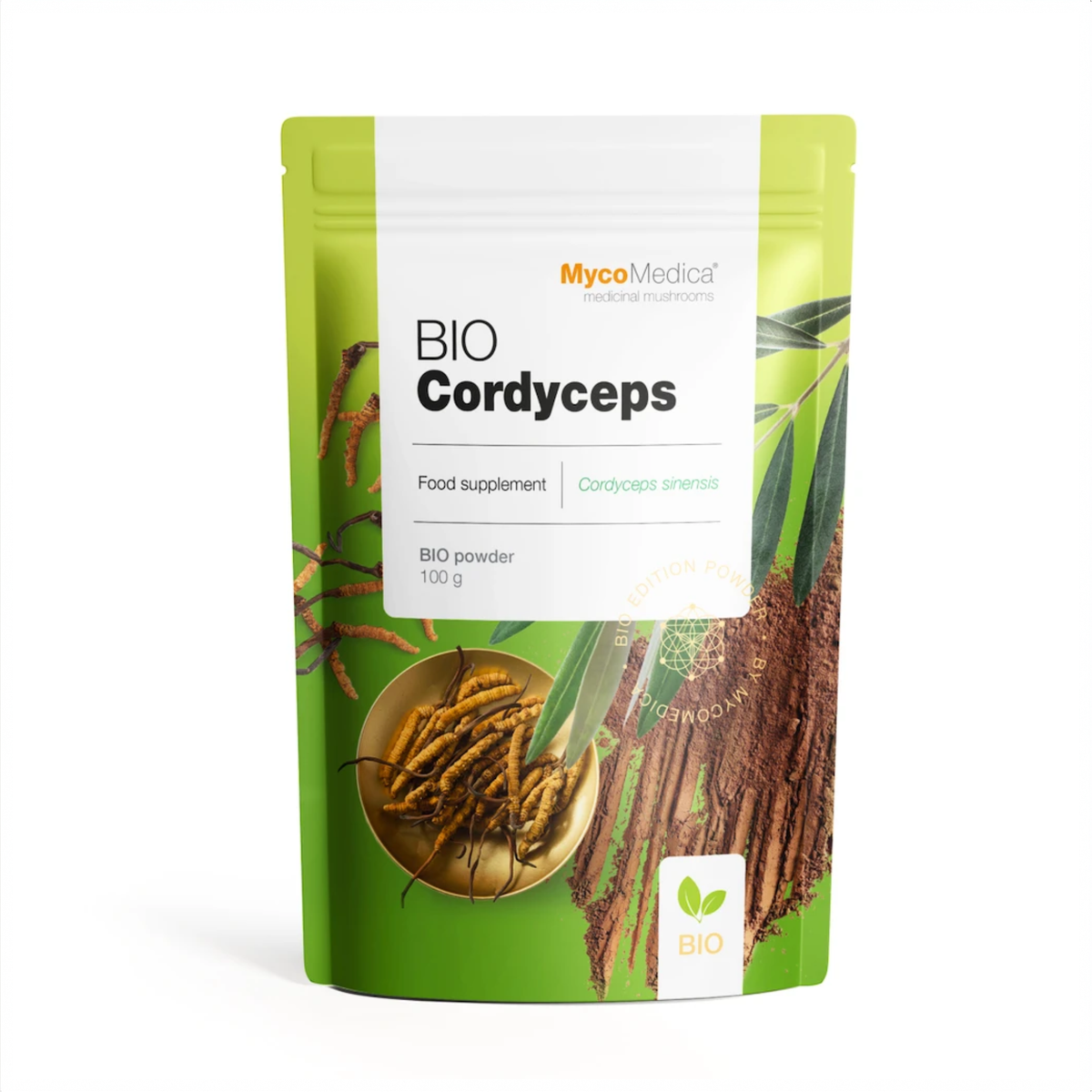 MycoMedica BIO Cordyceps v prášku 100 g