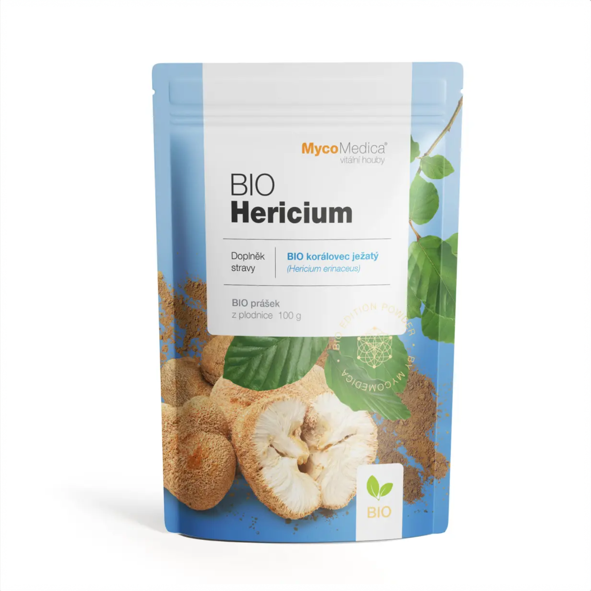 MycoMedica BIO Hericium v prášku 100 g