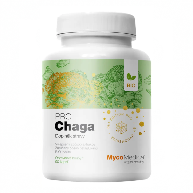 MycoMedica Chaga PRO 90 rastlinných kapsúl