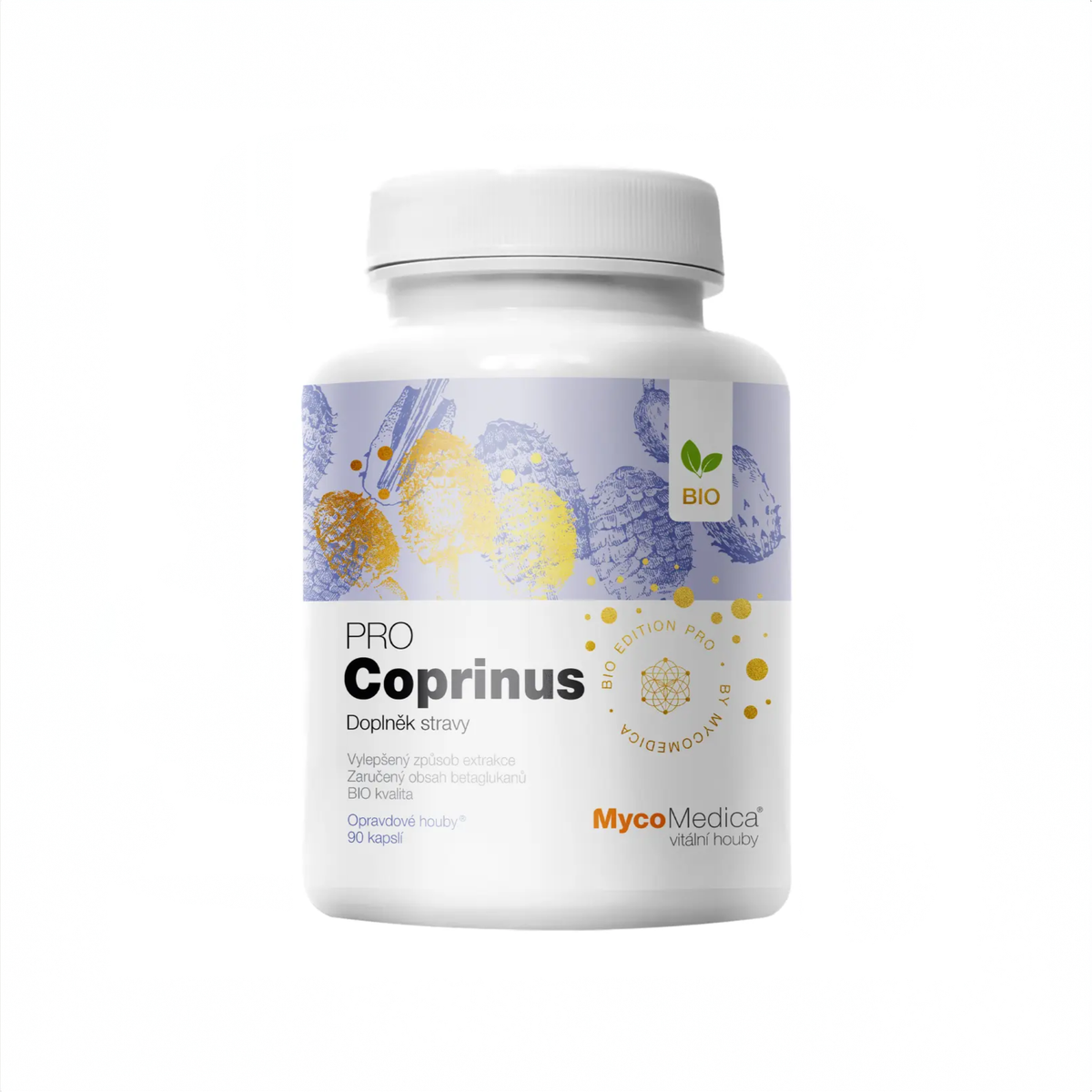 MycoMedica Coprinus PRO 90 rastlinných kapsúl