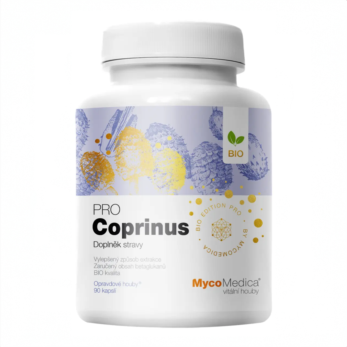 MycoMedica Coprinus PRO 90 rastlinných kapsúl