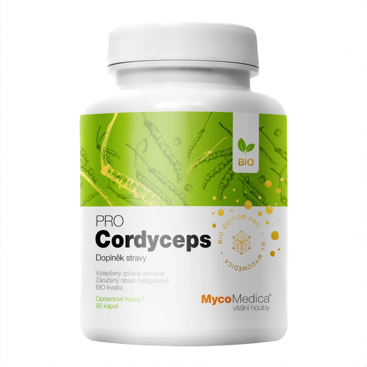 Cordyceps PRO MycoMedica – 90 rastlinných kapsúl