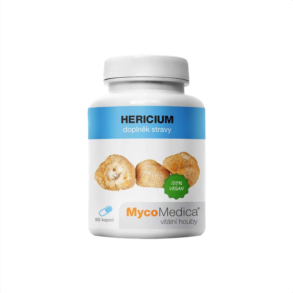 MycoMedica Hericium 90 rastlinných kapsúl