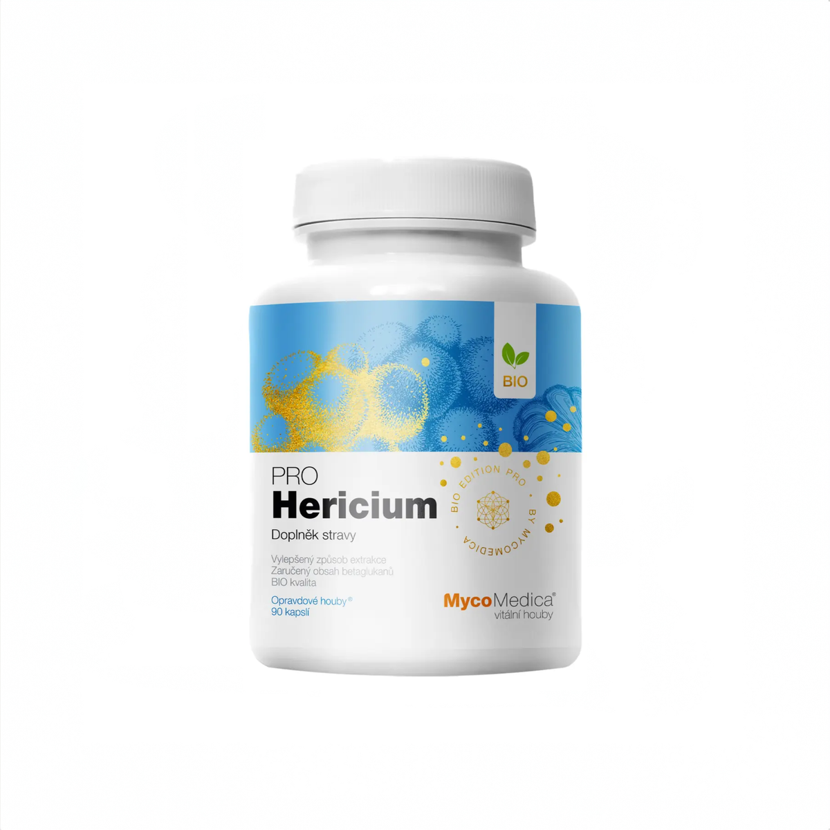 MycoMedica Hericium PRO 90 rastlinných kapsúl