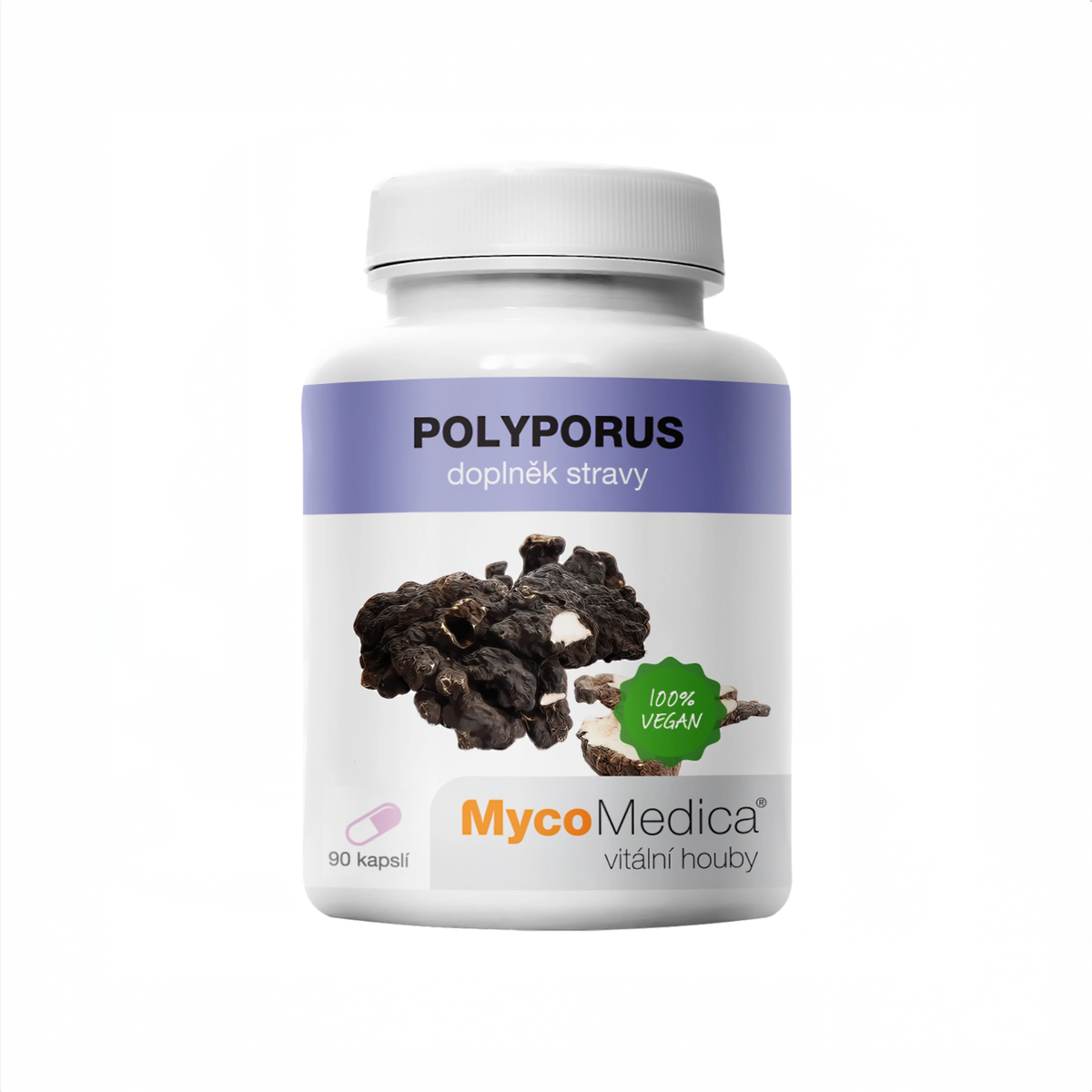 MycoMedica Polyporus 90 rastlinných kapsúl