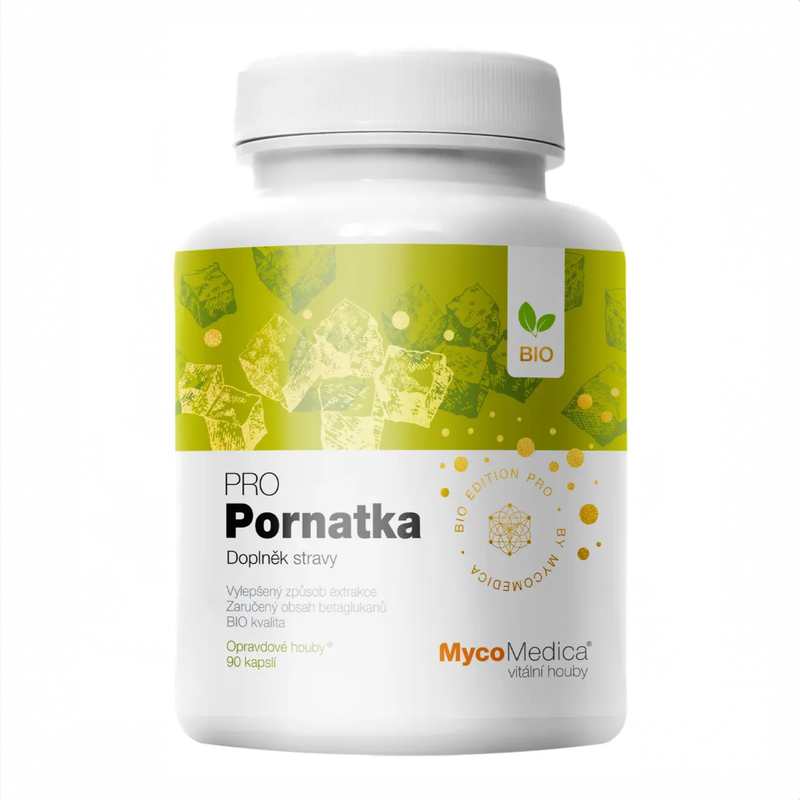 MycoMedica Pornatka PRO 90 rastlinných kapsúl