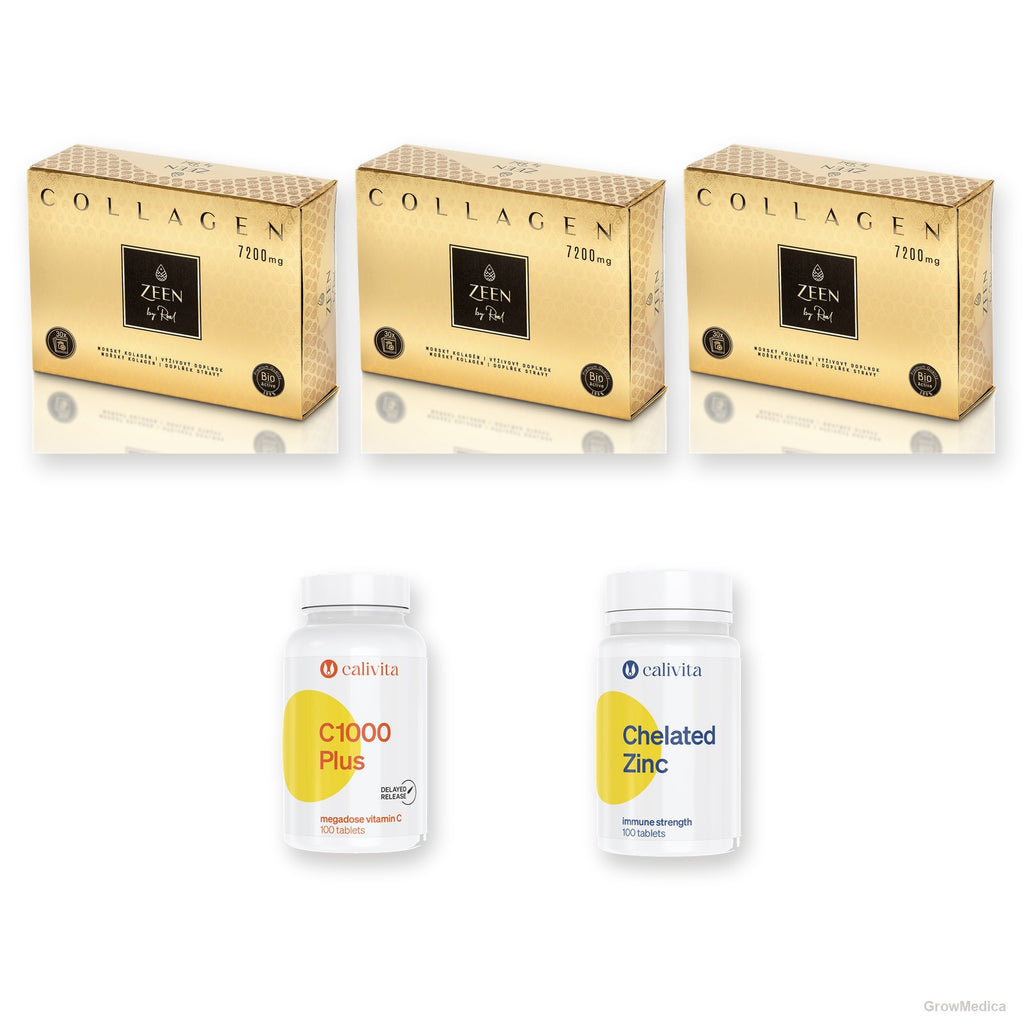 ZEEN Lemon 90 dní + vitamín C + zinok — packshoty GrowMedica