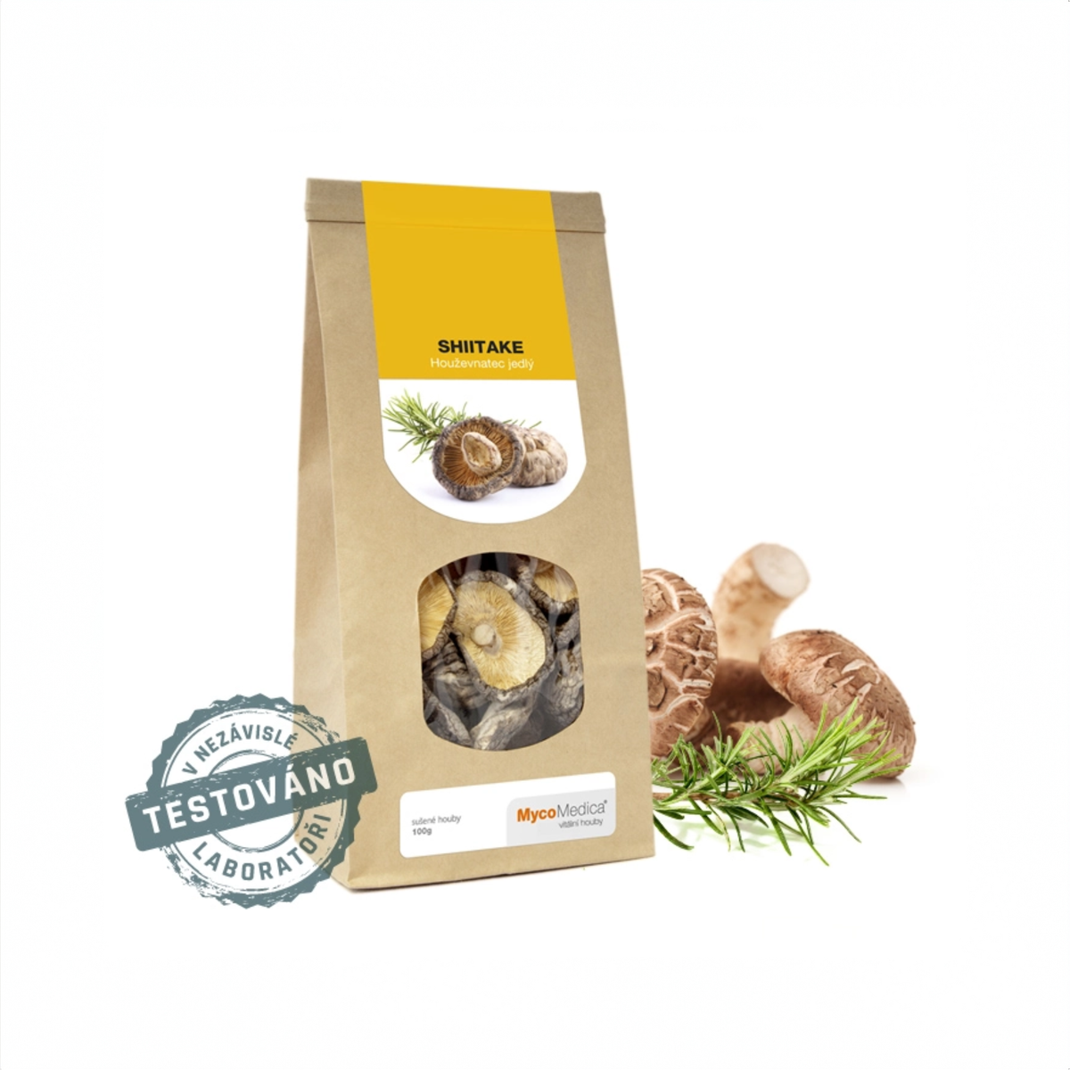 MycoMedica Shiitake sušená 100 g