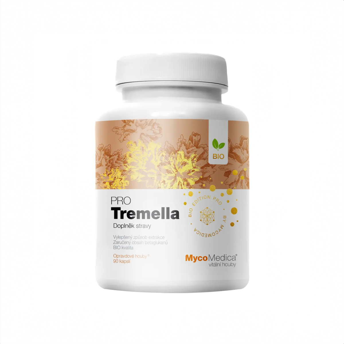 MycoMedica Tremella PRO 90 rastlinných kapsúl