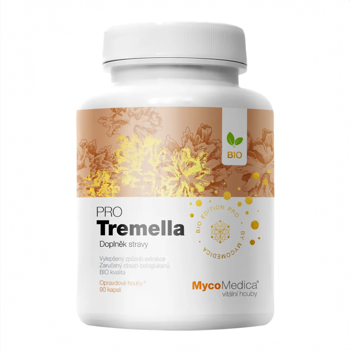 MycoMedica Tremella PRO 90 rastlinných kapsúl