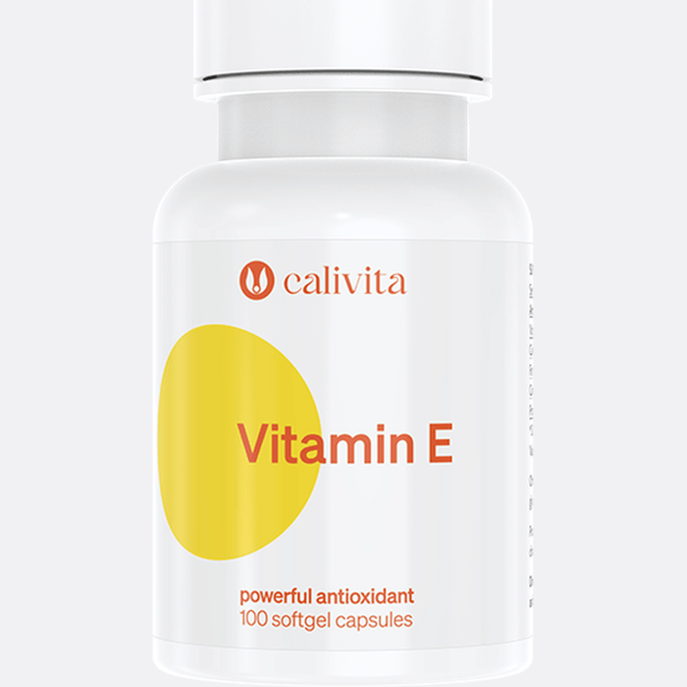 Calivita Vitamín E 100 mäkkých kapsúl 