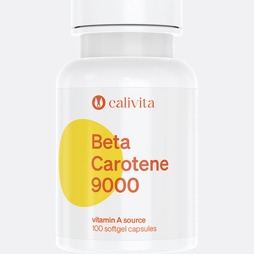 Calivita Beta CaroteneProvitamin Vitamínu A 100 mäkkých kapsúl