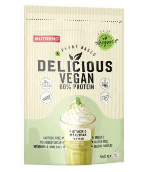 Nutrend DELICIOUS VEGAN PROTEIN - pistácia + marcipán - 450 g