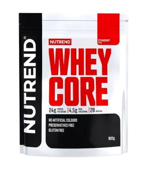 Nutrend WHEY CORE, jahoda - 900 g