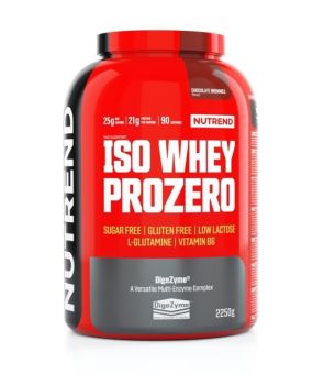 Nutrend ISO WHEY PROZERO - čokoládové brownies - 2 250 g