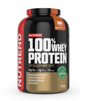 Nutrend 100% WHEY PROTEIN - karamelové latté - 2 250 g