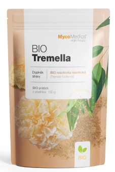 MycoMedica BIO Tremella 100 g - Vitálne huby v prášku