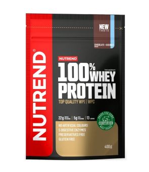 Nutrend 100% WHEY PROTEIN - čokoláda + kokos - 400 g