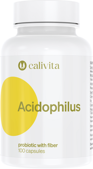 Calivita Acidophilus 100 kapsúl - Baktérie Lactobacillus Acidophilus + Vláknina