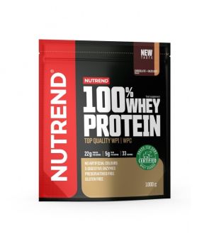 Nutrend 100% WHEY PROTEIN - čokoláda + lieskový orech - 1 000 g