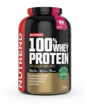 Nutrend 100% WHEY PROTEIN - malina - 2 250 g