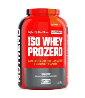 Nutrend ISO WHEY PROZERO - slaný karamel - 2 250 g