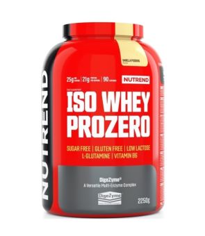 Nutrend ISO WHEY PROZERO - pudingová vanilka - 2 250 g