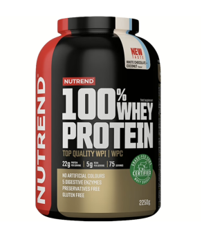 Nutrend 100% WHEY PROTEIN - čokoláda + kakao - 2 250 g