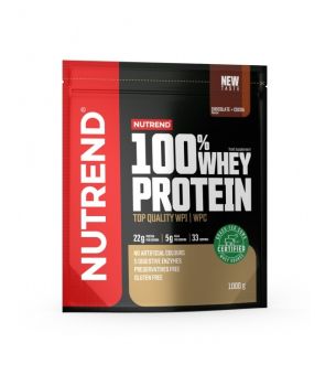 Nutrend 100% WHEY PROTEIN - čokoláda + kakao - 1 000 g