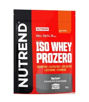 Nutrend ISO WHEY PROZERO - slaný karamel - 500 g