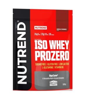 Nutrend ISO WHEY PROZERO - čokoládové brownies - 500 g