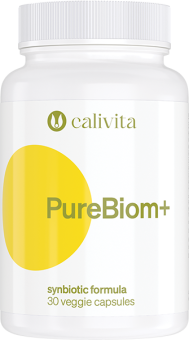 Calivita PureBiom+ – Synbiotická zmes probiotík a prebiotík pre zdravé trávenie