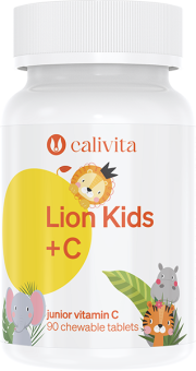 Calivita Lion Kids C 90 žúvacích tabliet- Vitamín C pre deti