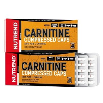 Nutrend CARNITINE COMPRESSED CAPS - 120 kapsúl