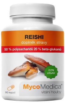 MycoMedica Reishi 50 %, 90 rastlinných kapsúl