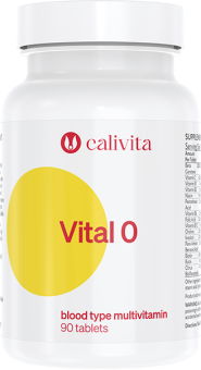 Calivita Vital 0 90 tabliet - Multivitamin pre krvnú skupinu 0