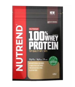 Nutrend 100% WHEY PROTEIN - čokoládové brownies - 400 g