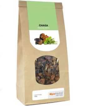 Chaga sušená 100 g - Sušené Vitálne huby