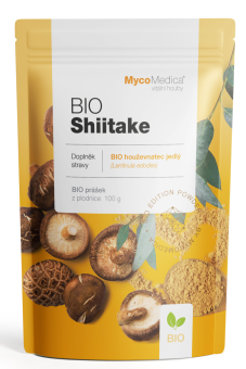 MycoMedica BIO Shiitake 100 g - Vitálne huby v prášku